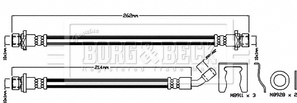 Brake Hose (BBH8036)