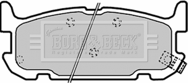 Brake Pad Set, disc brake (BBP1936)
