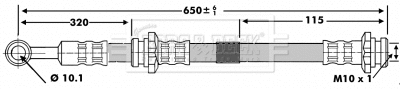 Brake Hose (BBH7150)
