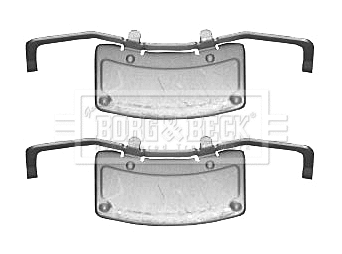 Accessory Kit, disc brake pad (BBK1562)
