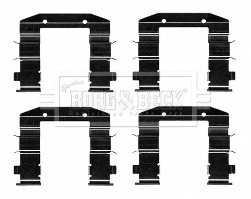 Accessory Kit, disc brake pad (BBK1639)