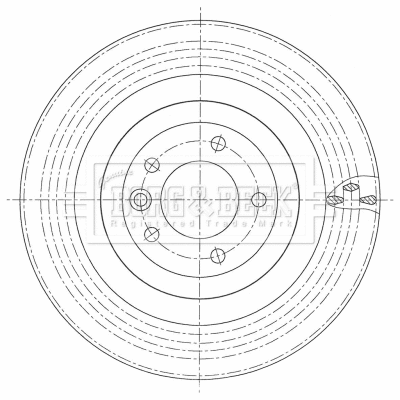 Brake Disc (BBD6107S)