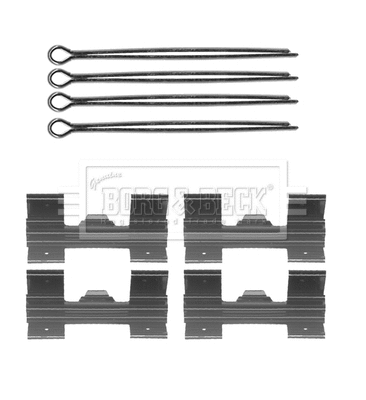 Accessory Kit, disc brake pad (BBK1210)