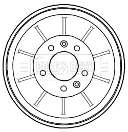 Brake Drum (BBR7203)