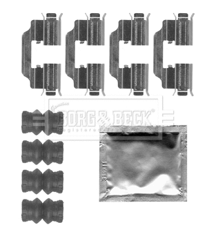 Accessory Kit, disc brake pad (BBK1512)