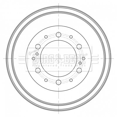Brake Drum (BBR7261)
