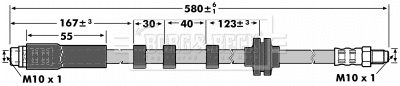 Brake Hose (BBH6929)