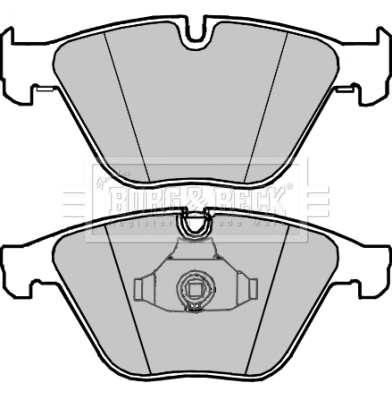 Brake Pad Set, disc brake (BBP2338)