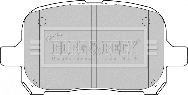 Brake Pad Set, disc brake (BBP1810)
