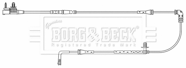 Warning Contact, brake pad wear (BWL3183)