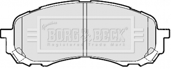 Brake Pad Set, disc brake (BBP2078)