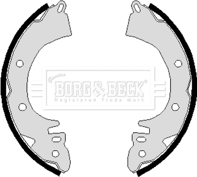 Brake Shoe Set (BBS6114)