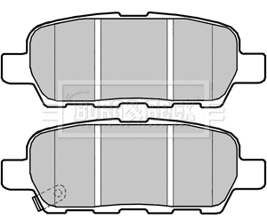 Brake Pad Set, disc brake (BBP2326)