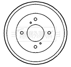 Brake Drum (BBR7165)