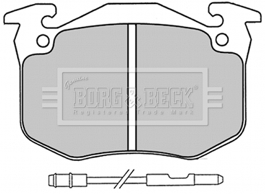 Brake Pad Set, disc brake (BBP1230)