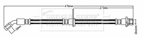 Brake Hose (BBH6782)