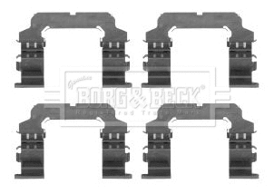 Accessory Kit, disc brake pad (BBK1342)