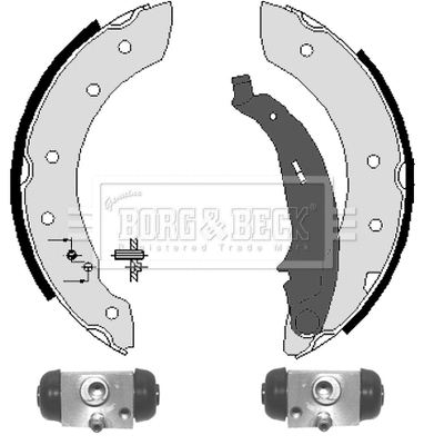 Brake Shoe Set (BBS1068K)