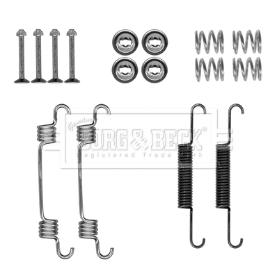 Accessory Kit, parking brake shoes (BBK6318)