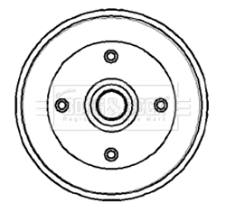 Brake Drum (BBR7051)