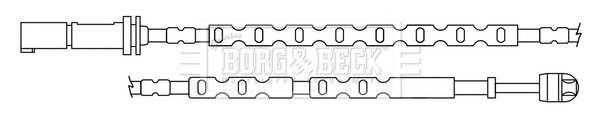 Warning Contact, brake pad wear (BWL3175)