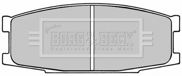 Brake Pad Set, disc brake (BBP1330)