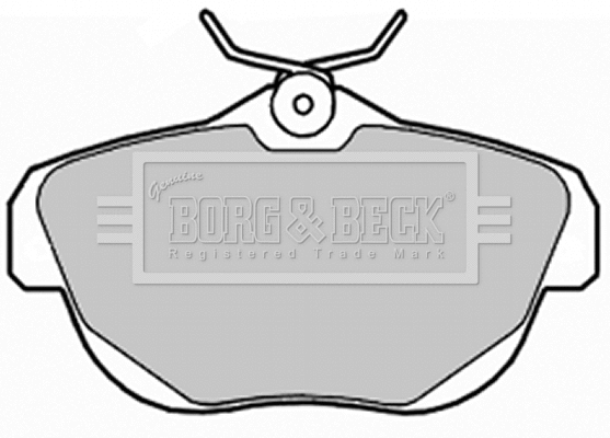 Brake Pad Set, disc brake (BBP1989)
