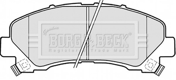 Brake Pad Set, disc brake (BBP2308)