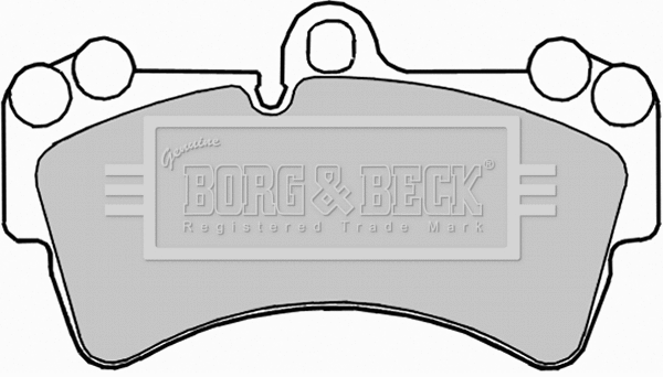 Brake Pad Set, disc brake (BBP2236)
