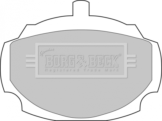 Brake Pad Set, disc brake (BBP1038)