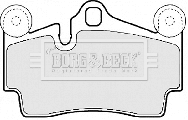 Brake Pad Set, disc brake (BBP1972)