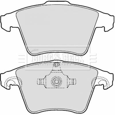 Brake Pad Set, disc brake (BBP2107)