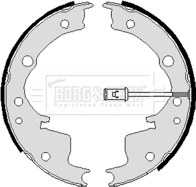 Brake Shoe Set (BBS6001)