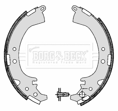 Brake Shoe Set (BBS6292)