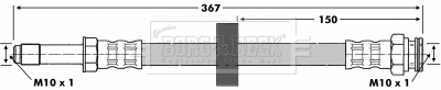 Brake Hose (BBH6700)