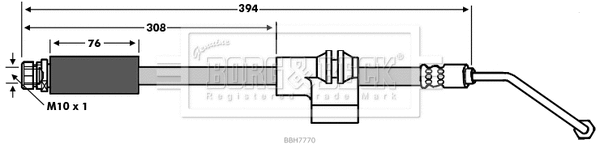 Brake Hose (BBH7770)