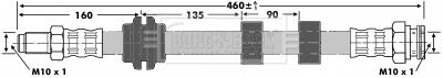 Brake Hose (BBH6778)
