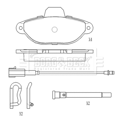 Brake Pad Set, disc brake