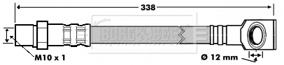 Brake Hose (BBH7125)