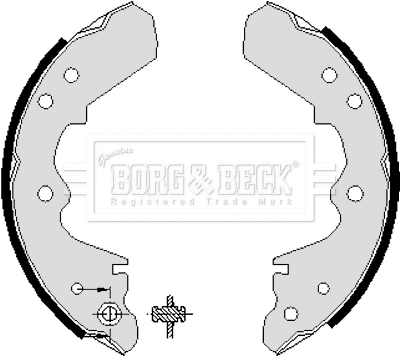 Brake Shoe Set (BBS6042)