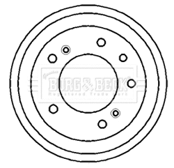 Brake Drum (BBR7092)