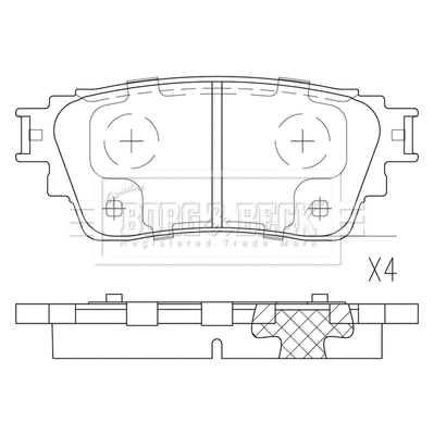 Brake Pad Set, disc brake