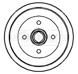 Brake Drum (BBR7059)