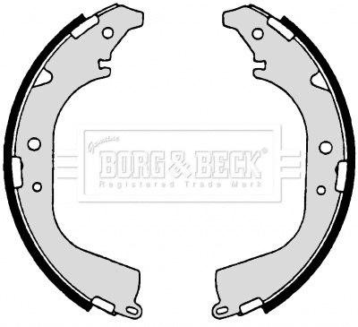 Brake Shoe Set (BBS6182)