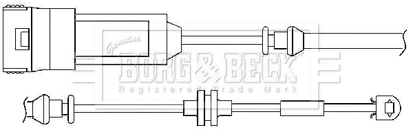 Warning Contact, brake pad wear (BWL3016)