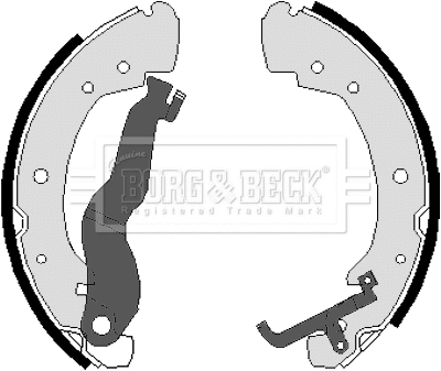 Brake Shoe Set (BBS6017)