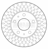 Brake Disc (BBD5805S)