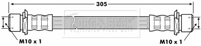 Brake Hose (BBH7232)