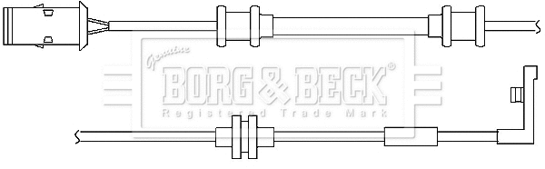 Warning Contact, brake pad wear (BWL3020)