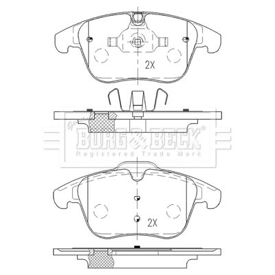 Brake Pad Set, disc brake